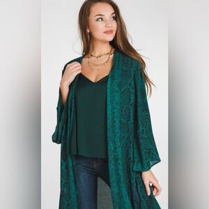 Buddy Love Snake Print Duster